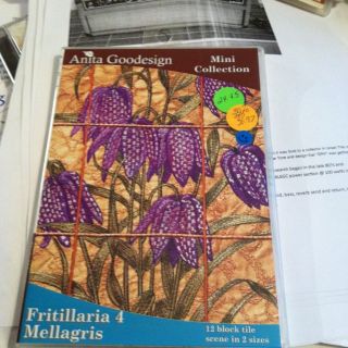 Anita Goodesign Fritillaria 4 Embroidery Software
