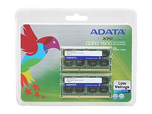 ADATA XPG Gaming Series 8GB (2 x 4GB) DDR3 1600 (PC3 12800) CL9 1.35V 