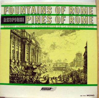 Ansermet Respighi Fountains Pines of Rome LP VG UK