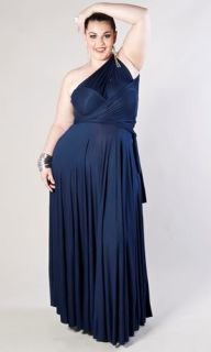 SWAK Designs Sexy Anastasia Wrap Maxi Dress in New Sonsi Mint Kelly 