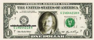 Phish Trey Anastasio Celebrity Dollar Bill Uncirculated Mint US 