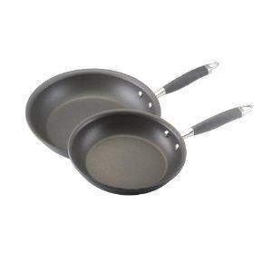 Anolon Advanced   Twin Pack 10 & 12 French Skillets Fry Pan
