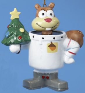 Sandy Cheeks Spongebob Porcelain Christmas Ornament Holiday Decoration 