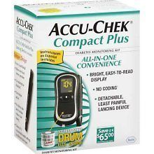 accu chek compact plus meter kit by accu chek time