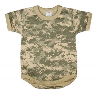 Toddler ACU DIGITAL CAMO BODYSUIT One Piece Hunting Clothes Clothing 