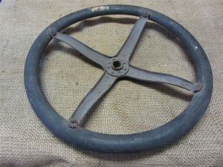 Vintage Iron Steering Wheel Antique Farm Equipment Tool Tools 7347 
