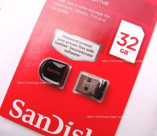 SANDISK Cruzer mini CZ33 32GB 32G 32 G USB 2.0 Flash Pen Drive Stick 