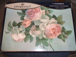 Pimpernel Antique Roses Placemats Set of 4 Danhui Nai