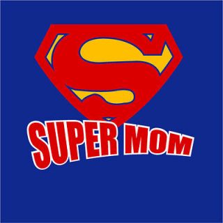 Super Mom Tshirt XL Halloween Costume Baby Shower Gift Supermom