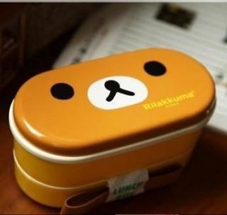 Lolita Nana San X Rilakkuma Relax Bear Cute Lunch Box Bento with 