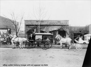 1899 horse hearse mortuary funeral tennessee photo  7 96 