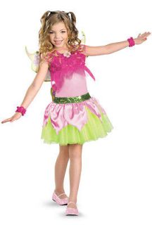 winx club flora deluxe child costume size s 4 6x