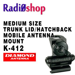 Diamond K 412 Trunk Lip Mobile Ham Radio Antenna Mount
