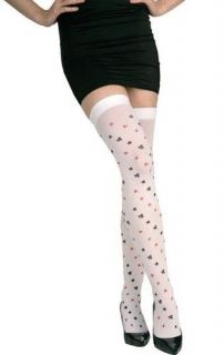 white queen of hearts costume thigh highs alice poker
