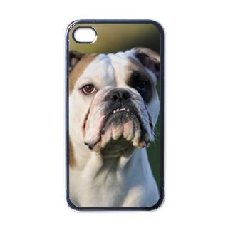 Bulldog Dog Cover Case for Apple iPhone 4 Mobile Phone