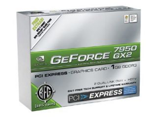 BFG Technologies NVIDIA GeForce 7950 GX2 BFGR7950GX21GBOCE 1 GB GDDR3 