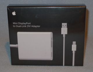 Apple Computer Mini Display Port to Dual Link DVI Adapter New SEALED 