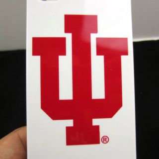 Apple iPhone 4 4S Indiana Hoosiers Silicone Rubber Skin Case Phone 