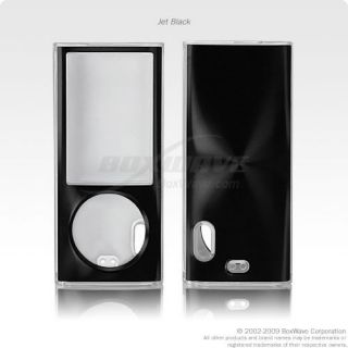 Black Apple iPod Nano 5th Gen Case 5g w Screen Guard