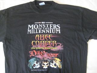 dio alice cooper ratt t shirt monsters of the mi