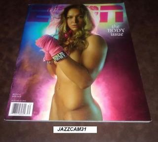 ESPN~THE BODY ISSUE JULY 23, 2012~RONDA ROUSEY (CREASES ON COVER)