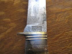 Old Western Boulder Colo Hunting Knife Pat 1967479