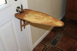 Vintage Antique Wood Ironing Board Waco Legless Handy Ann