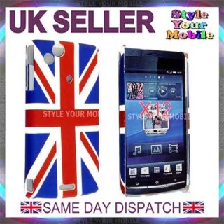 Sony Ericsson Xperia Arc x12 LT15i UK England Flag Union Jack Hard 