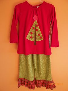 New girls La Jenns Christmas tree outfit Perfect for holiday pics 