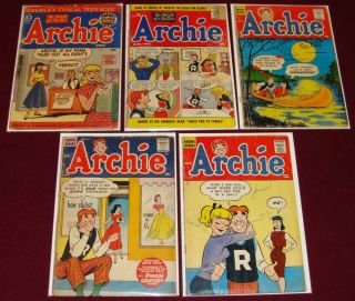 Archie Comics 52 79 93 Golden Age & Silver Age Lot of 15 Jughead Katy 