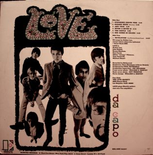 Love Da Capo LP Original Pressing Elektra Arthur Lee 