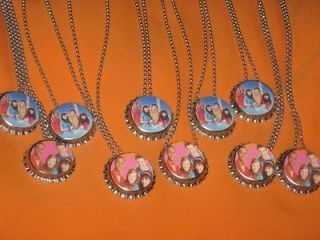 fresh beat band bottlecap ball chain necklace party favors lot of 10