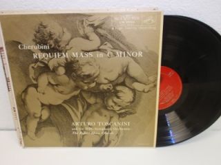 Arturo Toscanini Cherubini Requiem Mass C Minor LP RCA LM 2000 Robert 
