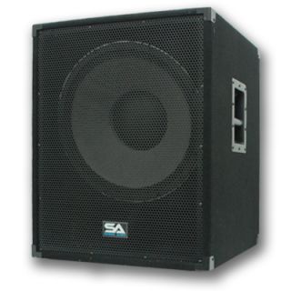 SEISMIC Audio 18 Subwoofer PA DJ Pro Audio Speaker Sub