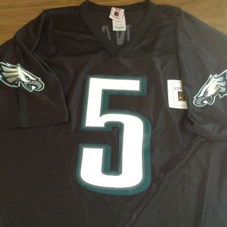   Authentic Donovan McNabb 5 Philadlephia Eagles NFL Black Jersey