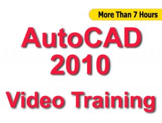 AutoCAD 2010 2D Video Training tutorials CBT   7+ Hours