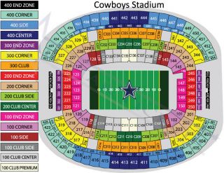 Dallas Cowboys vs Giants Arlington Oct 28 400 Center