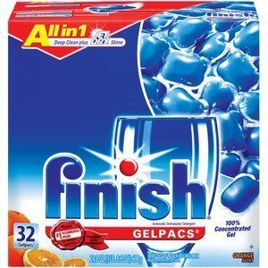 Finish All in 1 Automatic Dishwasher Detergent Powerball 32 Gelpac 
