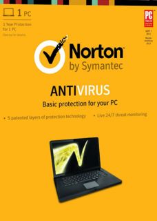   Norton Antivirus 2013 with Antispyware CD 1 Year Protection