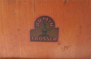 Vintage Armin Trosser German Wood Coffee Grinder Mill