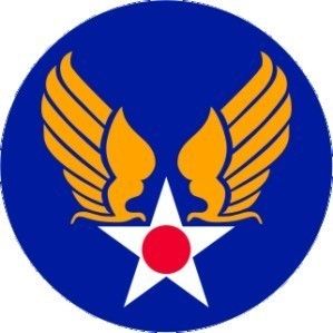 Vintage Army Air Corps Wings Sticker Decal Sign 3