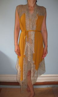 BCBG Amber Silk Lace Evening Wrap Dress Size XXS Orig. $598 BNWT