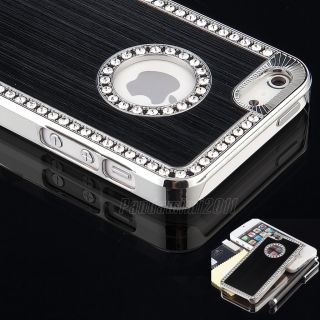   Brushed Metal Aluminum Chrome Hard Case Cover For iPhone 5+Stylus