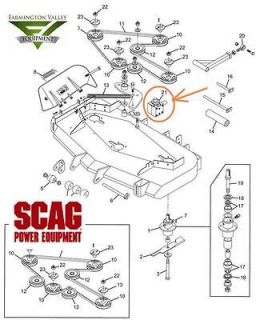 Scag Turf Tiger Mower Deck Gear Box 482486 New OEM  
