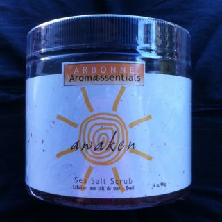 Arbonne Aromassentials Awaken Sea Salt Scrub 16 oz New