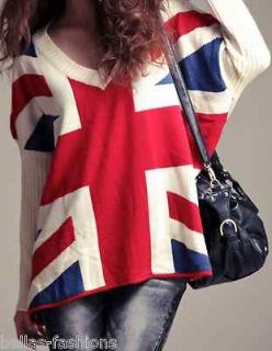 englands union jack chic slouchy modern soho sweater l xl