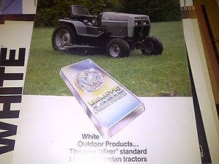 1979 white garden tractors brochure  0 99