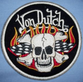 NWT Von Dutch MOTO RACING Patched Chopper/Hot Rod/Gasser Mechanic 