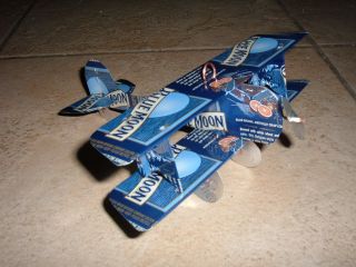 BLUE MOON ALE BEER Can Plane Airplane. Made from REAL Beer cans
