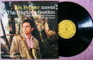 ART PEPPER Meets The Rhythm Section Orig 1957 Contemporary Deep Groove 
